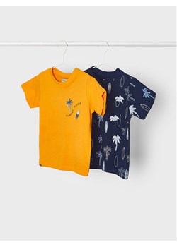 Mayoral Komplet 2 t-shirtów 3018 Kolorowy Regular Fit ze sklepu MODIVO w kategorii Bluzki dziewczęce - zdjęcie 181112253