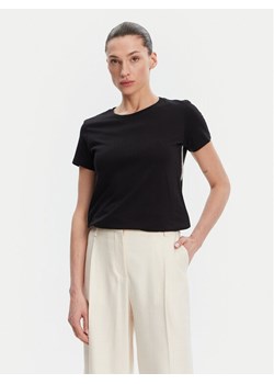 Fracomina T-Shirt FS25ST3002J400G5 Czarny Regular Fit ze sklepu MODIVO w kategorii Bluzki damskie - zdjęcie 181112370