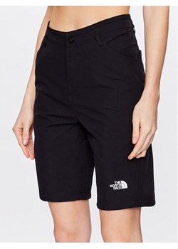 The North Face Szorty materiałowe Explo NF0A824H Czarny Regular Fit ze sklepu MODIVO w kategorii Szorty - zdjęcie 181112390