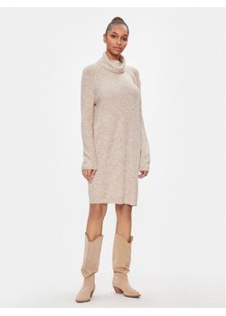 ONLY Sukienka dzianinowa 15306945 Beżowy Relaxed Fit ze sklepu MODIVO w kategorii Sukienki - zdjęcie 181112570