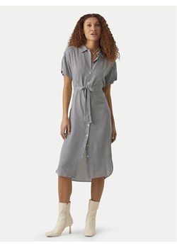 Vero Moda Sukienka koszulowa Bumpy 10279684 Szary Regular Fit ze sklepu MODIVO w kategorii Sukienki - zdjęcie 181112603