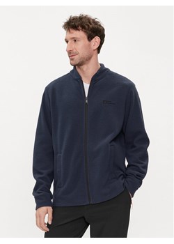Jack Wolfskin Polar Light Curl 1711481 Granatowy Regular Fit ze sklepu MODIVO w kategorii Bluzy męskie - zdjęcie 181112611