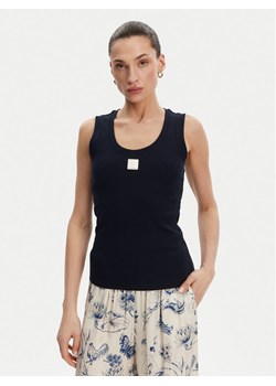 Fracomina Top FP25ST2001J40101 Granatowy Slim Fit ze sklepu MODIVO w kategorii Bluzki damskie - zdjęcie 181112623