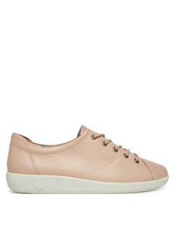 ECCO Sneakersy Soft 2.0 Tie 20650311118 Różowy ze sklepu MODIVO w kategorii Buty sportowe damskie - zdjęcie 181112652