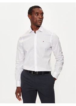 Tommy Hilfiger Koszula MW0MW36918 Biały Slim Fit ze sklepu MODIVO w kategorii Koszule męskie - zdjęcie 181112742