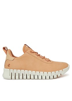 ECCO Sneakersy Gruuv  21820361130 Beżowy ze sklepu MODIVO w kategorii Buty sportowe damskie - zdjęcie 181112752
