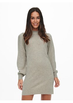 JDY Sukienka dzianinowa 15238237 Szary Loose Fit ze sklepu MODIVO w kategorii Sukienki - zdjęcie 181112830