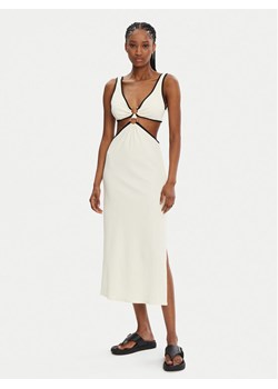 Seafolly Sukienka letnia Beach Bound 55111-DR Écru Slim Fit ze sklepu MODIVO w kategorii Sukienki - zdjęcie 181112840