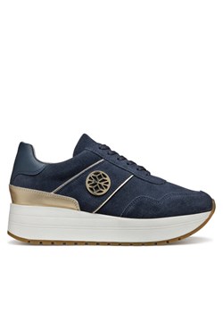 Geox Sneakersy D New Kency D55MZA 022BN CF42L Granatowy ze sklepu MODIVO w kategorii Buty sportowe damskie - zdjęcie 181112843