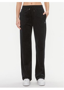 Guess Spodnie dresowe Couture V3BB26 KBXI2 Czarny Regular Fit ze sklepu MODIVO w kategorii Spodnie damskie - zdjęcie 181112971