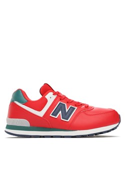 New Balance Sneakersy GC574CU Czerwony - id: 0000303253103 - marki New Balance - 181113021 New Balance Sneakersy GC574CU Czerwony ze sklepu MODIVO w kategorii Buty sportowe dziecięce - zdjęcie 181113021