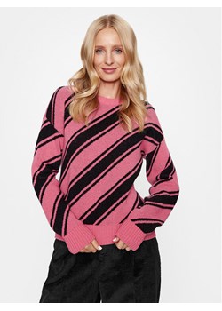 United Colors Of Benetton Sweter 1144E107C Różowy Regular Fit ze sklepu MODIVO w kategorii Swetry damskie - zdjęcie 181113051