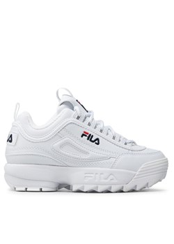 Fila Sneakersy Disruptor Kids 1010567.1FG Biały ze sklepu MODIVO w kategorii Buty sportowe dziecięce - zdjęcie 181113280