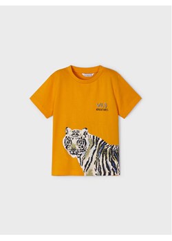 Mayoral T-Shirt 3007 Pomarańczowy Regular Fit ze sklepu MODIVO w kategorii T-shirty chłopięce - zdjęcie 181113333