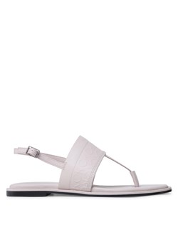 Calvin Klein Sandały Almond Tp Sandal HW0HW01536 Écru ze sklepu MODIVO w kategorii Sandały damskie - zdjęcie 181113474