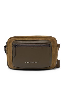Tommy Hilfiger Saszetka Th Casual Suede Camera Bag AM0AM13231 Zielony ze sklepu MODIVO w kategorii Torby męskie - zdjęcie 181113632