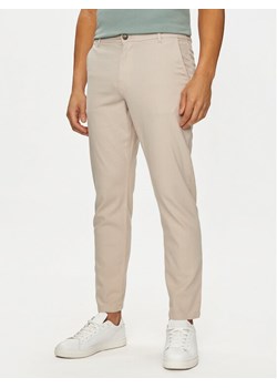 Selected Homme Chinosy Slh175-Slim 16094023 Beżowy Slim Fit ze sklepu MODIVO w kategorii Spodnie męskie - zdjęcie 181113633