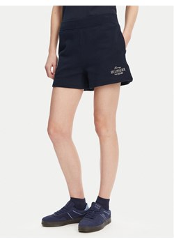Tommy Hilfiger Szorty sportowe WW0WW45518 Granatowy Regular Fit ze sklepu MODIVO w kategorii Szorty - zdjęcie 181113733