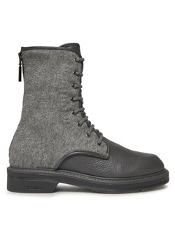 Max Mara Trapery Bibaker 23479609336 Szary ze sklepu MODIVO w kategorii Workery damskie - zdjęcie 181113760