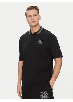 HUGO Polo Dodac_RB 50542748 Czarny Regular Fit ze sklepu MODIVO w kategorii T-shirty męskie - zdjęcie 181113773