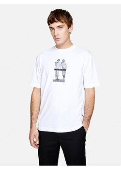 Sisley T-Shirt 3I1XS103I Biały Regular Fit ze sklepu MODIVO w kategorii T-shirty męskie - zdjęcie 181113782