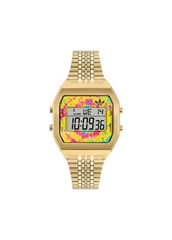 adidas Zegarek Digital Two AOST24559 Złoty ze sklepu MODIVO w kategorii Zegarki - zdjęcie 181113814