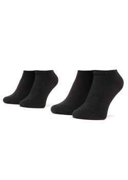 Tommy Hilfiger Zestaw 2 par niskich skarpet unisex 301390 Czarny ze sklepu MODIVO w kategorii Skarpetki damskie - zdjęcie 181113954