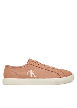 Calvin Klein Jeans Tenisówki Ess Vulc Low Cv Mg Wn YW0YW01762 Koralowy ze sklepu MODIVO w kategorii Trampki damskie - zdjęcie 181114164