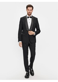 Hugo Garnitur Henry/Getlin241E1 50507120 Czarny Slim Fit ze sklepu MODIVO w kategorii Garnitury męskie - zdjęcie 181114304