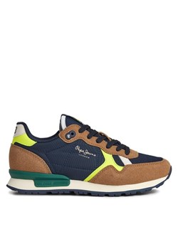 Pepe Jeans Sneakersy PBS30576 Brązowy ze sklepu MODIVO w kategorii Buty sportowe dziecięce - zdjęcie 181114422