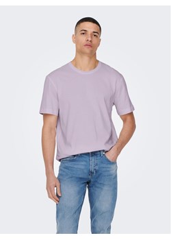 Only & Sons T-Shirt 22025208 Fioletowy Regular Fit ze sklepu MODIVO w kategorii T-shirty męskie - zdjęcie 181114524