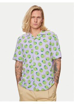 United Colors Of Benetton Koszula 5XRBUQ047 Fioletowy Regular Fit ze sklepu MODIVO w kategorii Koszule męskie - zdjęcie 181114593