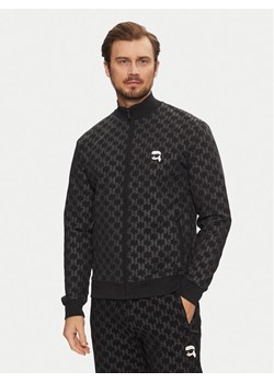 KARL LAGERFELD Bluza 705077 551951 Czarny Regular Fit ze sklepu MODIVO w kategorii Bluzy męskie - zdjęcie 181114614