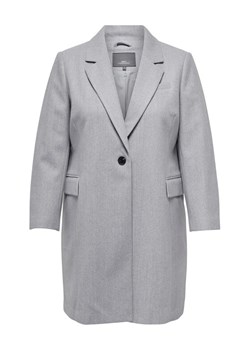 ONLY Carmakoma Płaszcz przejściowy 15295413 Szary Regular Fit ze sklepu MODIVO w kategorii Płaszcze damskie - zdjęcie 181114672