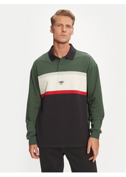 Quiksilver Polo Mercury Rugby AQYKT03125 Zielony Loose Fit ze sklepu MODIVO w kategorii T-shirty męskie - zdjęcie 181114701