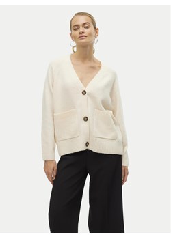Vero Moda Kardigan Boom 10320457 Beżowy Loose Fit ze sklepu MODIVO w kategorii Swetry damskie - zdjęcie 181114714