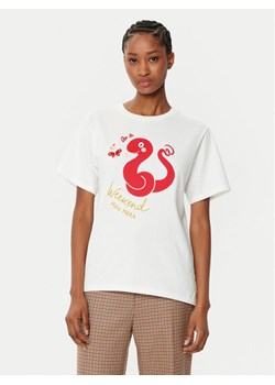 Weekend Max Mara T-Shirt Cabina 2515971041 Biały Regular Fit ze sklepu MODIVO w kategorii Bluzki damskie - zdjęcie 181114754