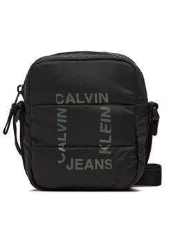 Calvin Klein Jeans Saszetka Grid Logo IU0IU00649 Czarny ze sklepu MODIVO w kategorii Torby i walizki dziecięce - zdjęcie 181114894
