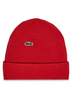 Lacoste Czapka RB0003 Czerwony ze sklepu MODIVO w kategorii Czapki zimowe damskie - zdjęcie 181114920
