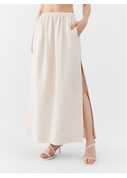 Patrizia Pepe Spódnica maxi 2G0905/A052-W347 Écru Regular Fit ze sklepu MODIVO w kategorii Spódnice - zdjęcie 181114982