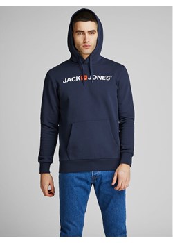Jack&Jones Bluza Corp Old Logo 12137054 Granatowy Regular Fit ze sklepu MODIVO w kategorii Bluzy męskie - zdjęcie 181114984