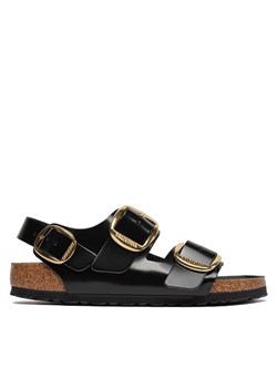 Birkenstock Sandały Milano Big Buckle 1024211 Czarny ze sklepu MODIVO w kategorii Sandały damskie - zdjęcie 181115003