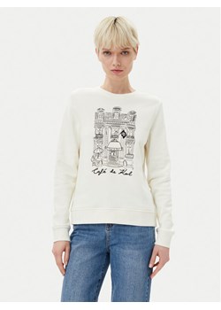KARL LAGERFELD Bluza A2W20057 Écru Regular Fit ze sklepu MODIVO w kategorii Bluzy damskie - zdjęcie 181115050