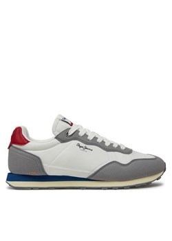 Pepe Jeans Sneakersy Natch Basic M PMS40010 Biały ze sklepu MODIVO w kategorii Buty sportowe męskie - zdjęcie 181115064