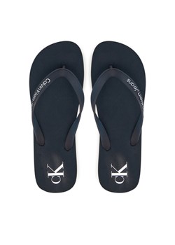 Calvin Klein Jeans Japonki Beach Sandal Transparent Tpu YM0YM01267 Granatowy - id: 0000304827570 - marki Calvin Klein - 181115072 Calvin Klein Jeans Japonki Beach Sandal Transparent Tpu YM0YM01267 Granatowy ze sklepu MODIVO w kategorii Klapki męskie - zdjęcie 181115072