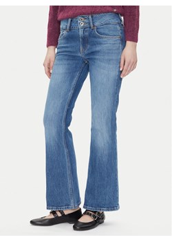 Pepe Jeans Jeansy PL204877 Niebieski Flare Fit ze sklepu MODIVO w kategorii Jeansy damskie - zdjęcie 181115092