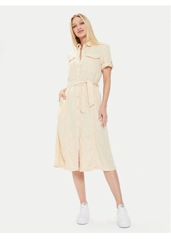 Pepe Jeans Sukienka koszulowa Evelinda PL953482 Beżowy Regular Fit ze sklepu MODIVO w kategorii Sukienki - zdjęcie 181115093