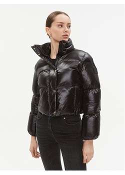 Elisabetta Franchi Kurtka zimowa PI-55D-36E2-V490 Czarny Cropped Fit ze sklepu MODIVO w kategorii Kurtki damskie - zdjęcie 181115144