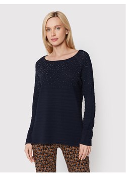 Joseph Ribkoff Bluzka 223955 Granatowy Regular Fit ze sklepu MODIVO w kategorii Bluzki damskie - zdjęcie 181115152