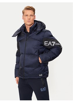 EA7 Emporio Armani Kurtka puchowa 6DPB33 PNEOZ 1562 Granatowy Regular Fit ze sklepu MODIVO w kategorii Kurtki męskie - zdjęcie 181115183